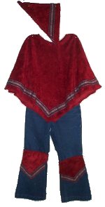 GOTTA B ME Boutique "GROOVY SALSA" Poncho & Bandana & Pants - Girls 6