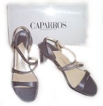CAPARROS Designer Smoke Silk KATE Dress Shoes - Womens 7.5