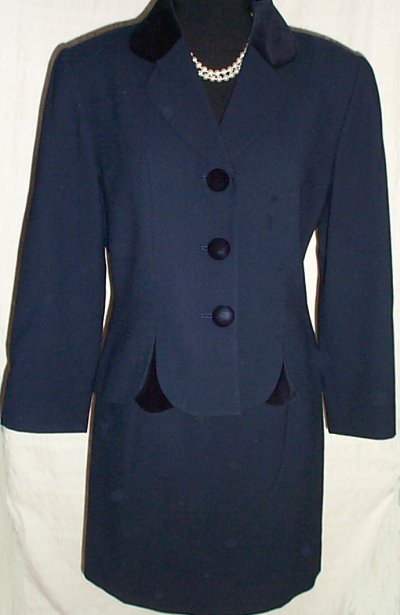 Home Designer Career on Quality Career Skirt Suit By Kasper For Asl  Lapel Collar And Buttons