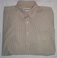 EDDIE BAUER Striped Casual Shirt - Mens Large