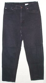 LEVIS Red Tab 550 Relaxed Fit Tapered Leg Black Jeans - Mens 32 x 30