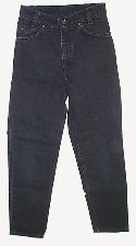 LEVIS 550 Classic Straight Leg Fit Black Denim Jeans - Boys 27 x 28