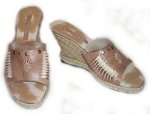 NINE WEST Trendy Leather Sandals - Women's 8 1/2 M