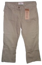 LEVIS Low Rise Stretch Tan Capris/Capri Pants - Misses 10, W32" -BRAND NEW!