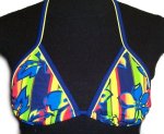 GOSSIP Neon String Bikini Top - Size S