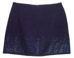 SEXY Short Stretch Ethnic Sparkle Border Mini Skirt - Misses/Jrs 13/14 -NEW