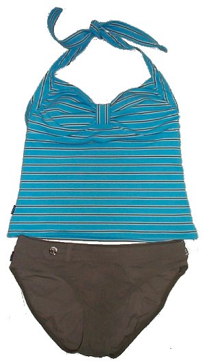 ANNE COLE LOCKER 2 Piece Tankini Swimsuit - Med