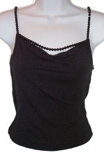ESPRIT de CORPS (EDC) by ESPRIT Black Pearl Strapped Camisole Top - Misses/Jrs Small - BRAND NEW!