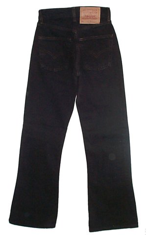 LEVIS Levis 511 Red Tab Black Boys Cut Flare Jeans - Girls 24 x 29.5