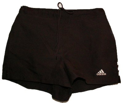 ADIDAS Sporty Black Sports Shorts - Misses/Jrs Small