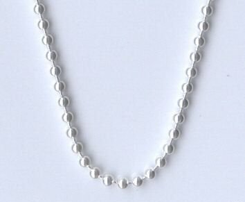 Sterling Silver 925 Ball/Bead Chain - 2mm - 20"