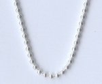 Sterling Silver 925 Ball/Bead Chain - 2mm - 18"