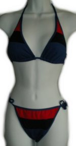 LA BLANCA by Rod Beattie Sexy 2 Pc String Bikini Swimsuit - Misses 6 - BRAND NEW