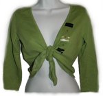LIZ CLAIBORNE Fine Cotton Knit Sweater Shrug - Misses Small - BRAND NEW