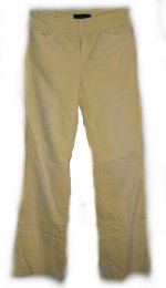KENNETH COLE REACTION Stretch Fine Wale Corduroy Yellow Jeans/Pants - Misses/Jrs 2 - NEW