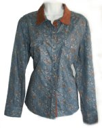 CHEROKEE Western Styled Blouse/Top - Misses X-Large