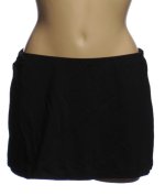 NAUTICA Black Swimsuit Separates Skirt Bottoms - Misses 8 - NEW