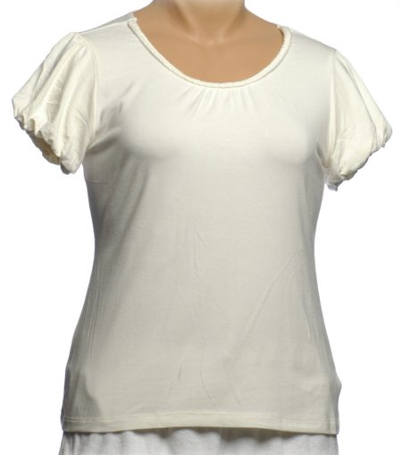 STYLE & CO. Creamy White T-Shirt Top - Size L