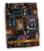 Dalmation "Seeing Spots" Dalmation Themed Cotton Print Fabric - 45" x 40" - NEW