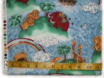 "Noah's Arc" Themed Baby Kids Cotton Fabric - 44" x 66" - NEW