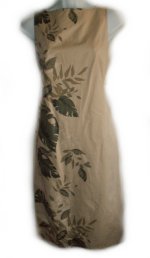 LIZ CLAIBORNE LizWear Tropical Leaf Print Sheath Dress - Misses 6