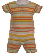 BABY GAP Striped Stretch Romper - Stage 3 (6-12 mos)