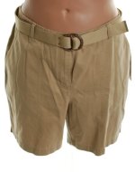 JONES NEW YORK JNY Signature Flat Front Brushed Cotton Shorts - Misses 4 - BRAND NEW